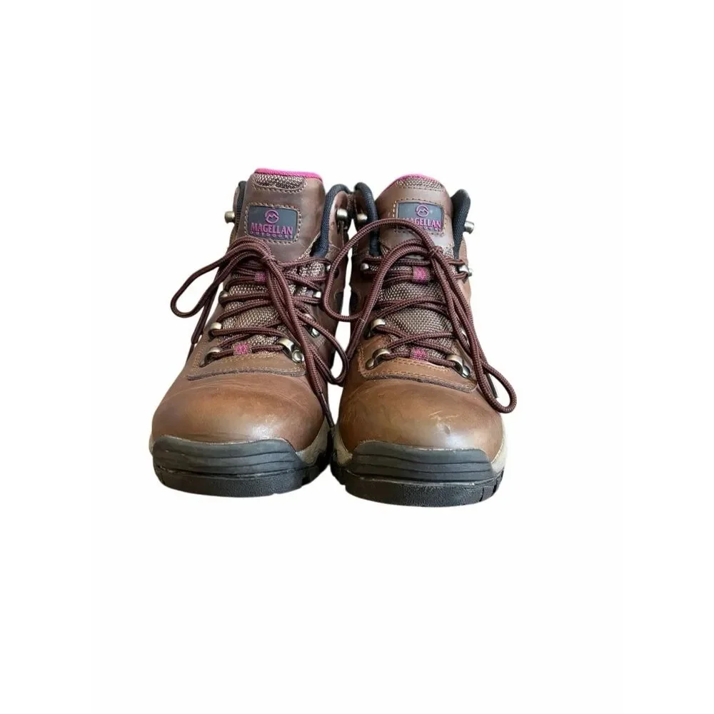 New Magellan HARPER II Women's 7.5D Hiking Boot Shoe Waterproof Leather 157483